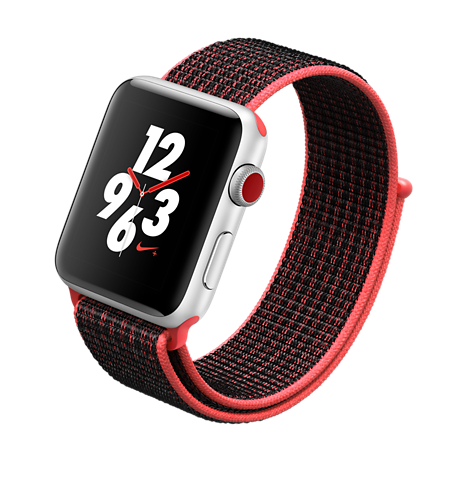 Reloj Apple Watch Series 3 Nike+, 42 mm, caja de aluminio - Correa
